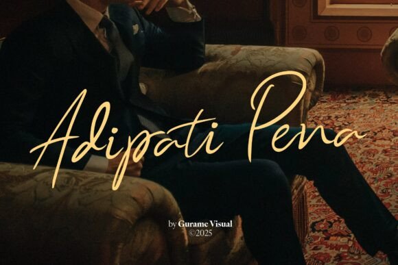 Adipati Pena: The Elegant Script Font for Makers