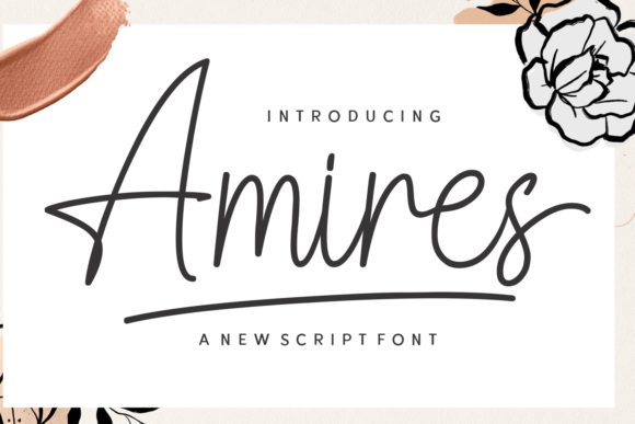 Amires Font Review: Elegant Script for Branding