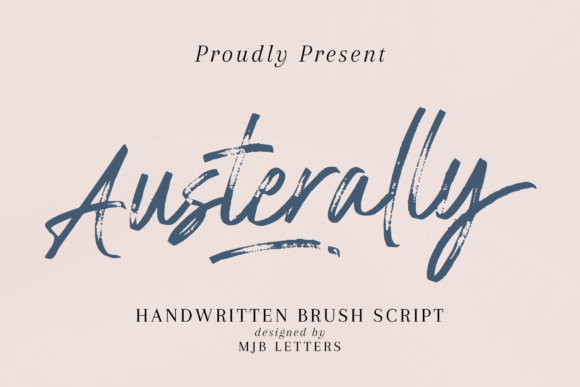 Austerally: The Authentic Handwritten Typeface for Modern Brands