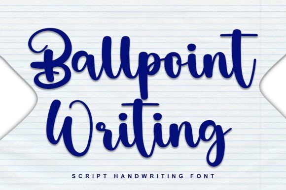 Ballpoint Writing Font for Bold Branding