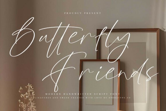 Butterfly Friends: Elegant Script Font Review
