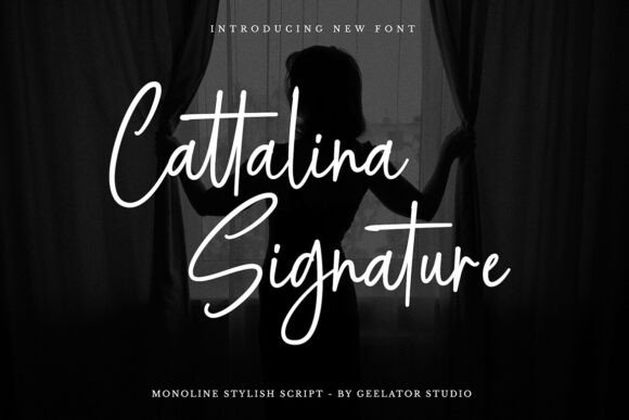 Cattalina Signature Font for Modern Branding