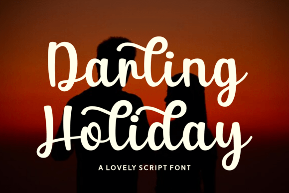Darling Holiday Script Font for Romantic Branding