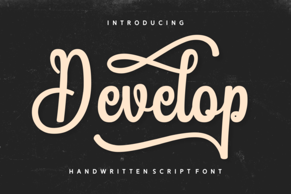 Develop Font Review: Bold Script for Branding