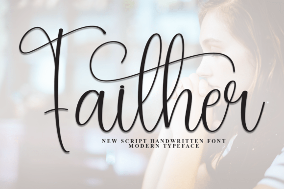 Faither: A Stylish Handwritten Script Font for Web Design