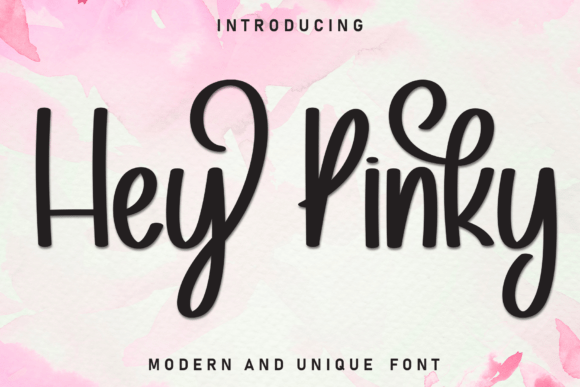 Hey Pinky Font: Elevate Your Campaign Visuals