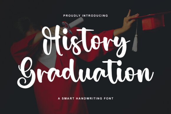 History Graduation Font for Branding