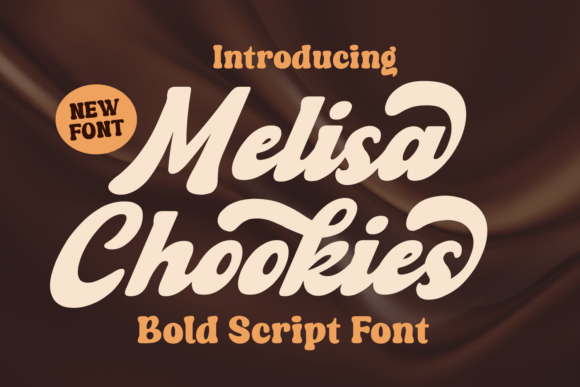 Melisa Chookies: A Bold Script Typeface for Retro Branding