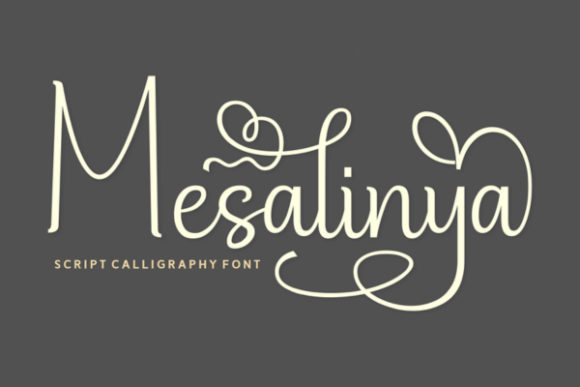 Mesalinya: A Premium Script Typeface for Web Design