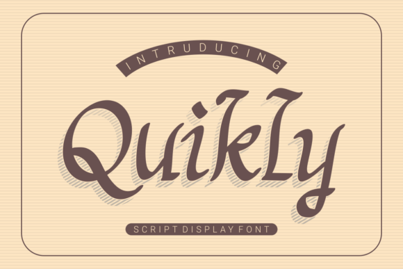 Quikly Typeface for Modern Web Design