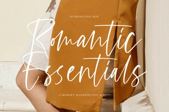 Romantic Essentials Script Font for Web Design