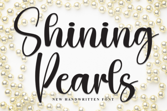 Shining Pearls Font for Elegant Campaigns