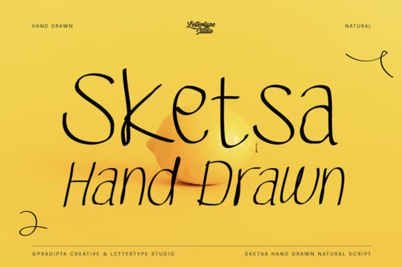 Sketsa Hand Drawn: The Ultimate Script Font for Marketers