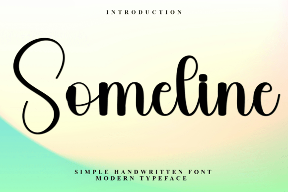 Someline Script Font for Elegant Craft Designs