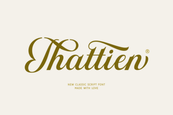 Thattien: A Timeless Script Font for Editorial Design