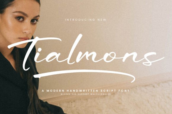 Tialmons: The Handwritten Font for Modern Brands