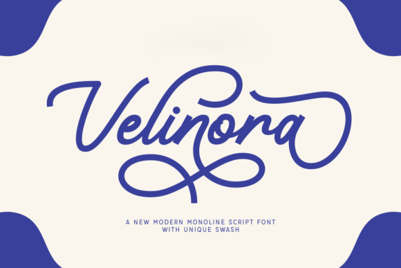 Velinora: Bold Script Font for Modern Branding