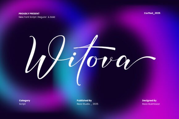 Witova Script Font for Modern Web Design