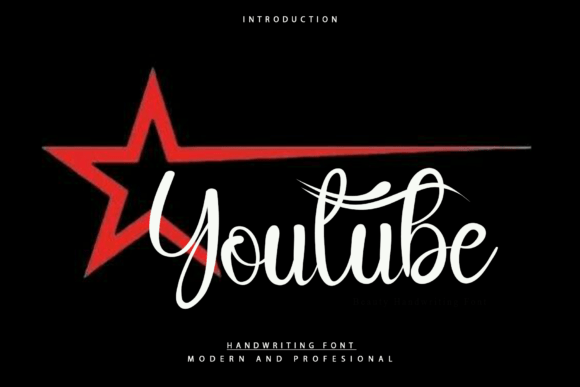 Youtube Script Font for Elegant Campaign Design